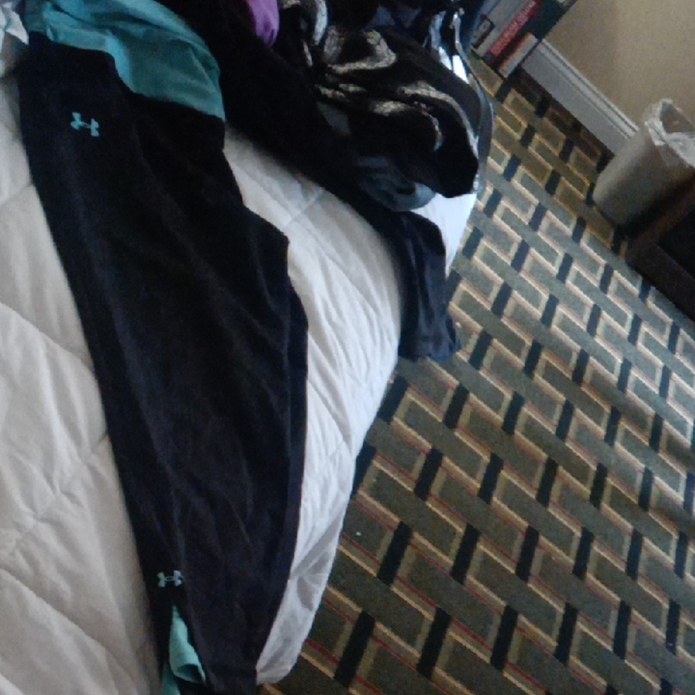 Under Armour Black and Green Athletic Shorts Lightweight and Breathable